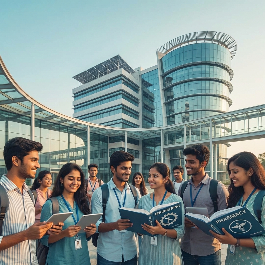 Students studying for AP EAPCET 2026 examination.