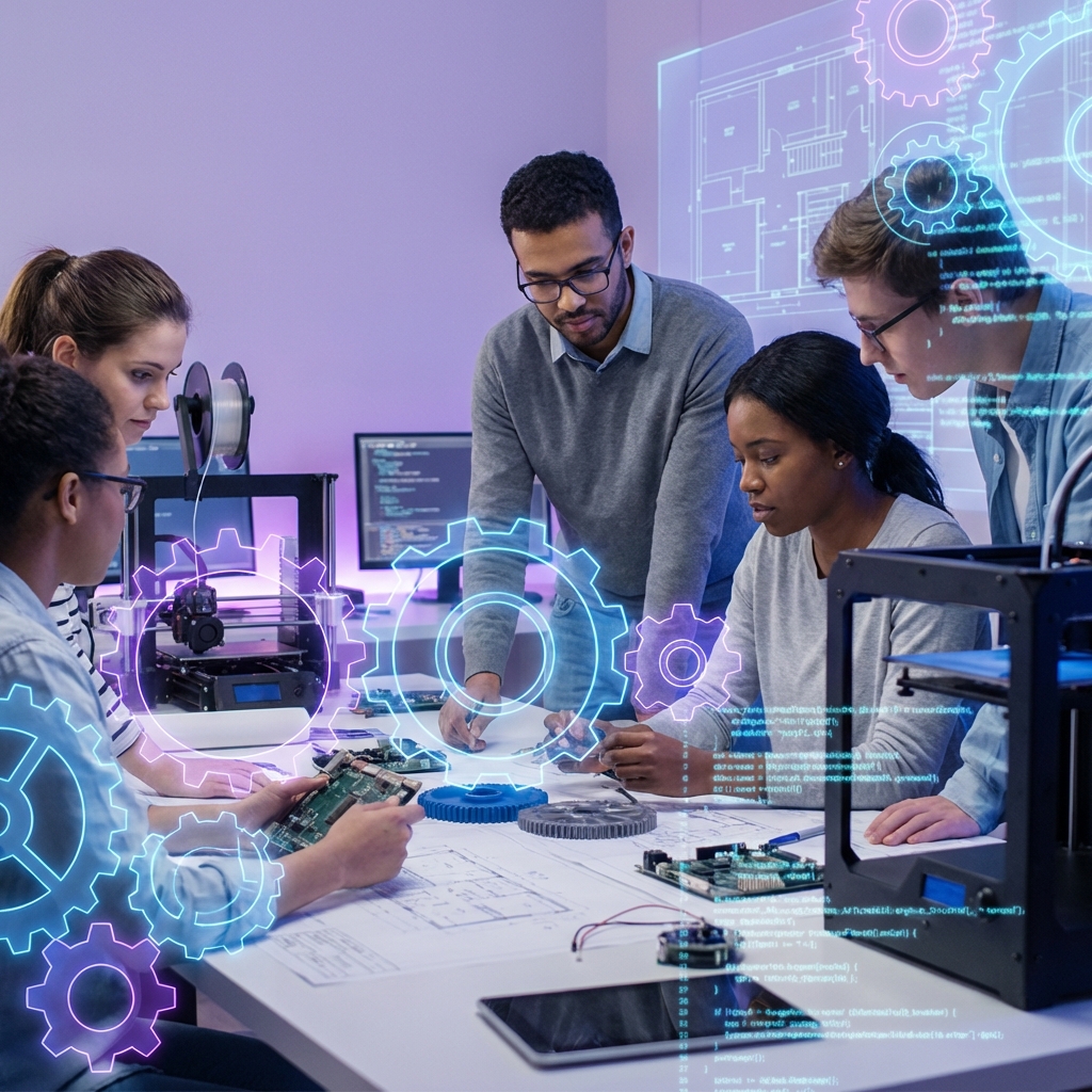 Students appearing for AP ECET 2026 examination.