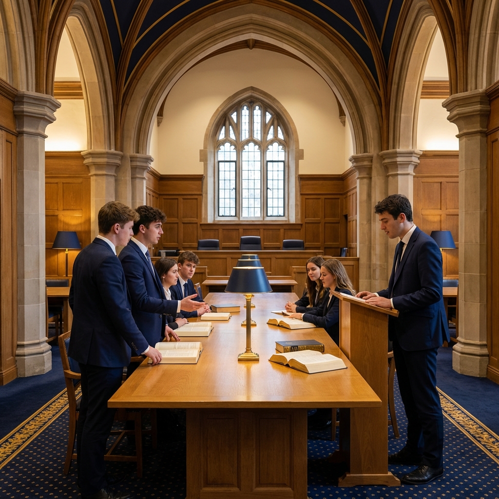 Law students in library for AP LAWCET 2026